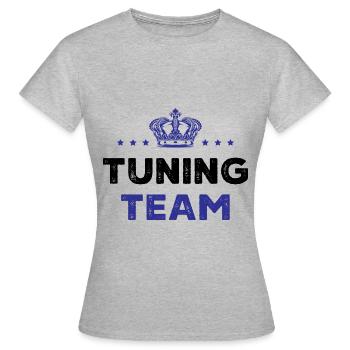 Équipe de tuning - T-shirt Femme - gris chiné - Devant - AI Model Female 172 dark (172cm)