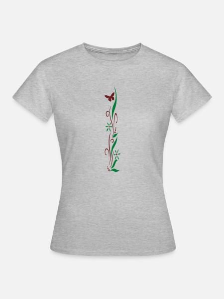 Ornament - Frauen T-Shirt - Grau meliert
