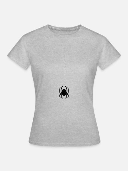 Spider - Frauen T-Shirt - Grau meliert