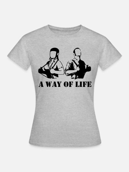 A Way of Life - Frauen T-Shirt - Grau meliert