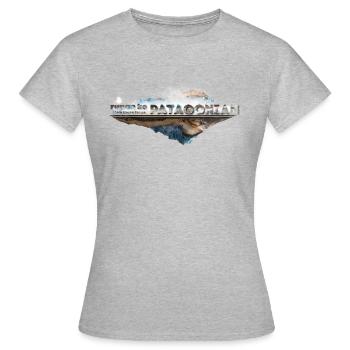 MUNROI rupan ko – patagonian - Frauen T-Shirt - Grau meliert - Vorne - AI Model Female 172 dark (172cm)