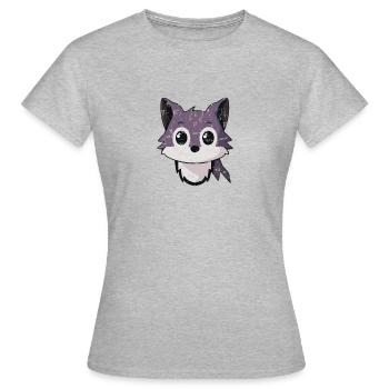 sucre, sucré, kawaii, raffiné, sucre glace, litière - T-shirt Femme - gris chiné - Devant - AI Model Female 172 dark (172cm)
