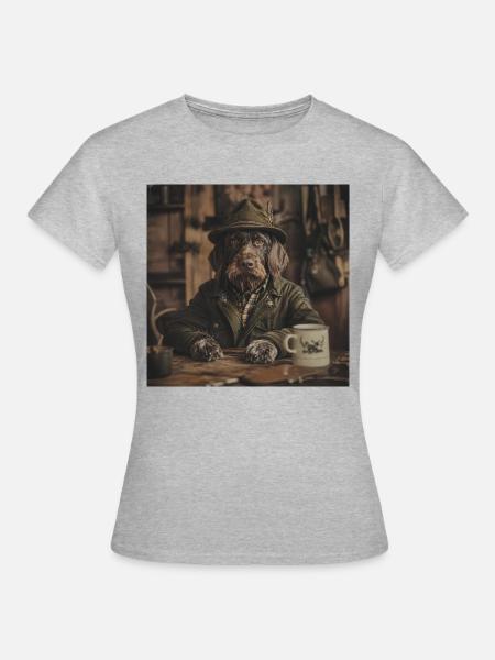 Herr Oberförster - Frauen T-Shirt - Grau meliert