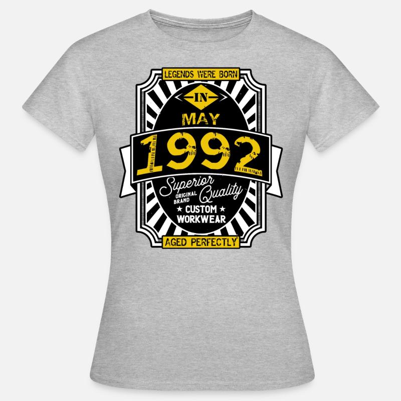 1992 MAY - Women's T-Shirt - heather grey