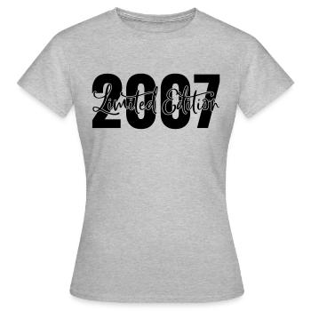Limited edition 2007 - Frauen T-Shirt - Grau meliert - Vorne - AI Model Female 172 dark (172cm)