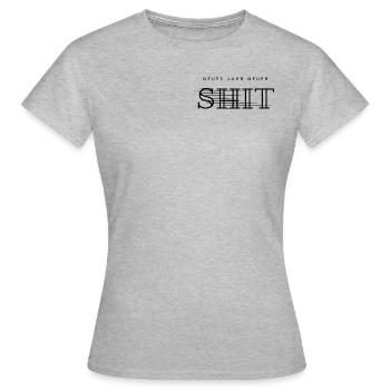Neues Jahr neuer Shit! - Frauen T-Shirt - Grau meliert - Vorne - AI Model Female 172 dark (172cm)