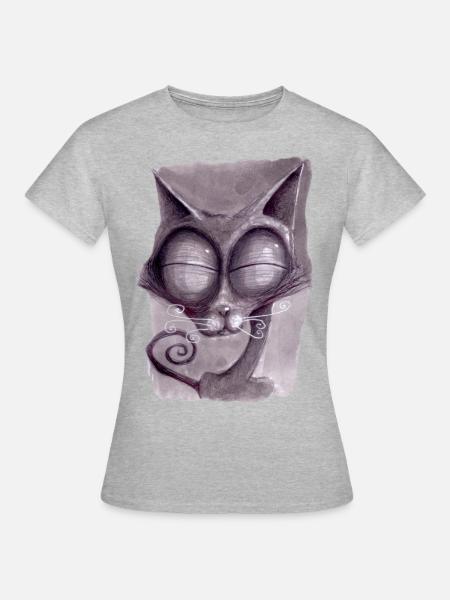 Seriennummer Cat 03 - Frauen T-Shirt - Grau meliert