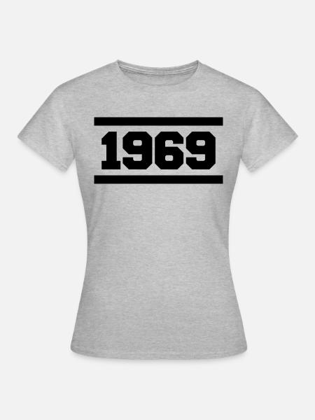 1969 - Frauen T-Shirt - Grau meliert