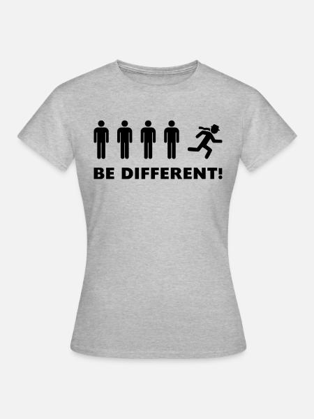 Laufen - Frauen T-Shirt - Grau meliert