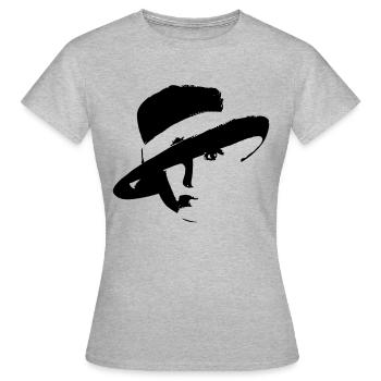 Lady - Women's T-Shirt - heather grey - Front - AI Model Female 172 dark (172cm)