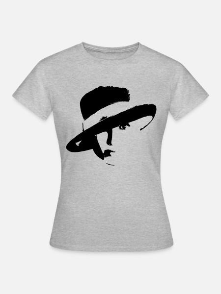 Lady - Frauen T-Shirt - Grau meliert