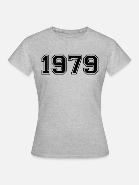 1979 - Frauen T-Shirt - Grau meliert