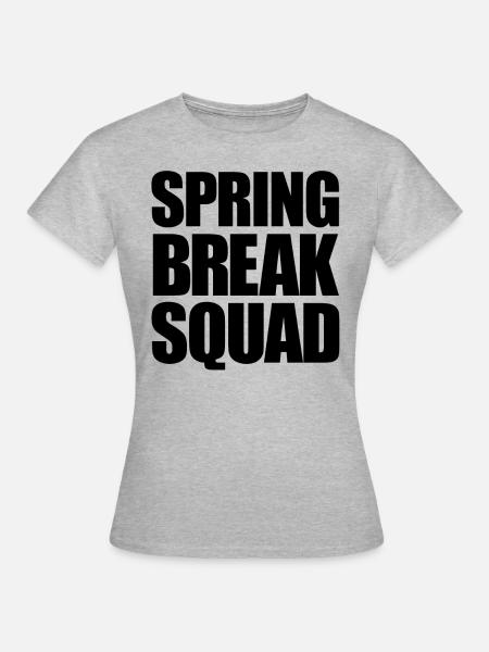 Spring Break Squad Spring Break - Frauen T-Shirt - Grau meliert