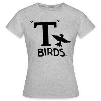 Grease T-Birds Danny - Women's T-Shirt - heather grey - Front - AI Model Female 172 dark (172cm)