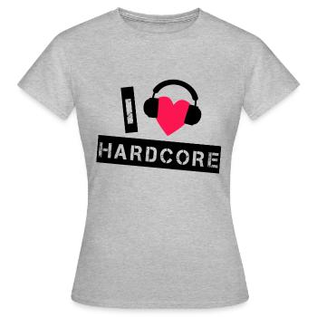 Raver - T-shirt Femme - gris chiné - Devant - AI Model Female 172 dark (172cm)