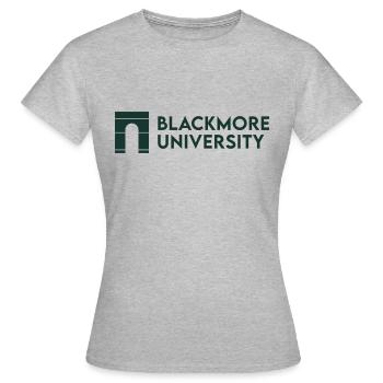 Blackmore University Hoodie - Frauen T-Shirt - Grau meliert - Vorne - AI Model Female 172 dark (172cm)