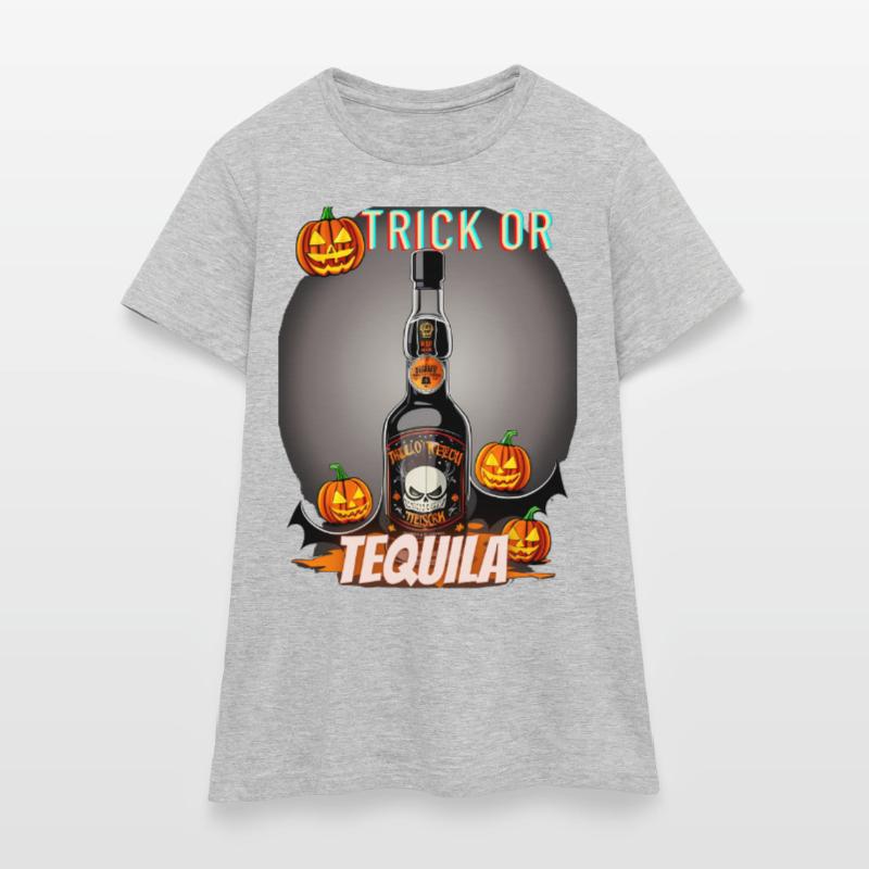 Trick oder Tequila Frauen T-Shirt