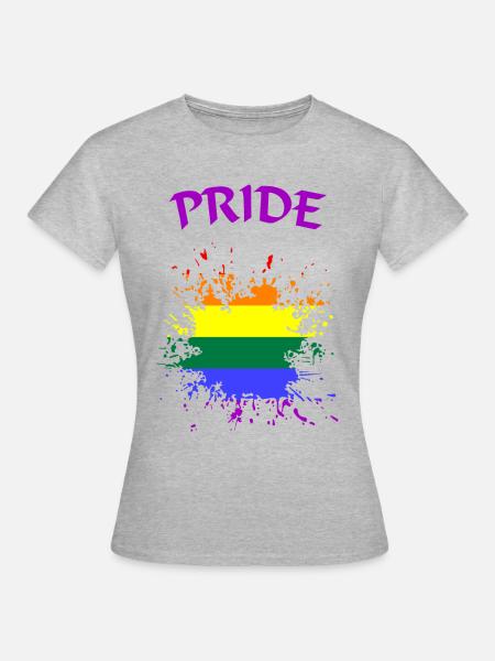 Pride - Frauen T-Shirt - Grau meliert
