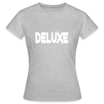 T-shirt DELUXE - T-shirt Femme - gris chiné - Devant - AI Model Female 172 dark (172cm)