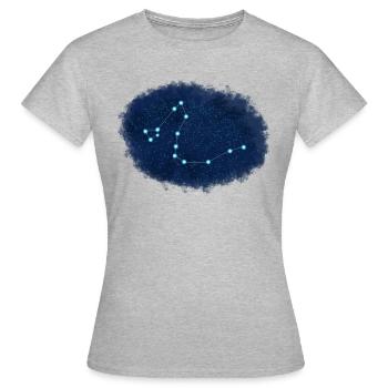 Draco Konstellation - Frauen T-Shirt - Grau meliert - Vorne - AI Model Female 172 dark (172cm)