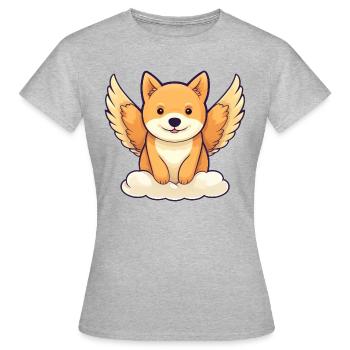 Pastèque fraîche - design avec des lunettes de soleil et - T-shirt Femme - gris chiné - Devant - AI Model Female 172 dark (172cm)