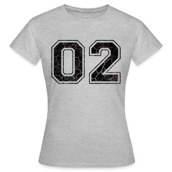 Paie 02 in Grunge Look - T-shirt Femme - gris chiné - Devant - AI Model Female 172 dark (172cm)