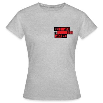 Immeuble composé - T-shirt Femme - gris chiné - Devant - AI Model Female 172 dark (172cm)