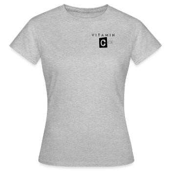 Vitamin Cash - Frauen T-Shirt - Grau meliert - Vorne - AI Model Female 172 dark (172cm)