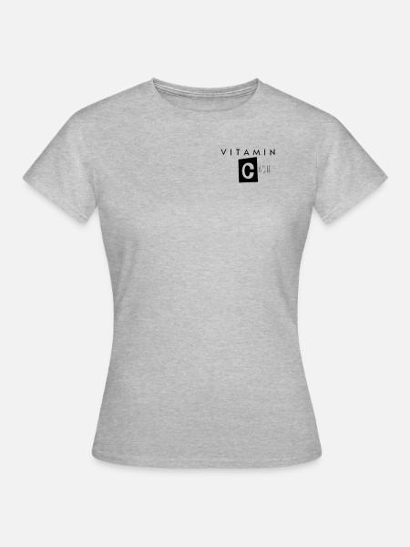 Vitamin Cash - Frauen T-Shirt - Grau meliert
