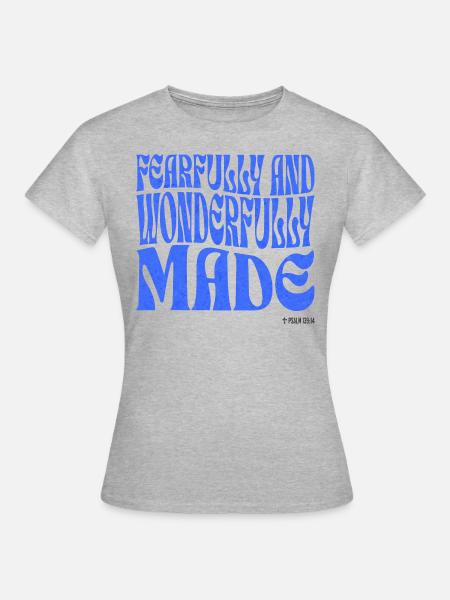 Christentum Christlicher Bibelvers - Frauen T-Shirt - Grau meliert