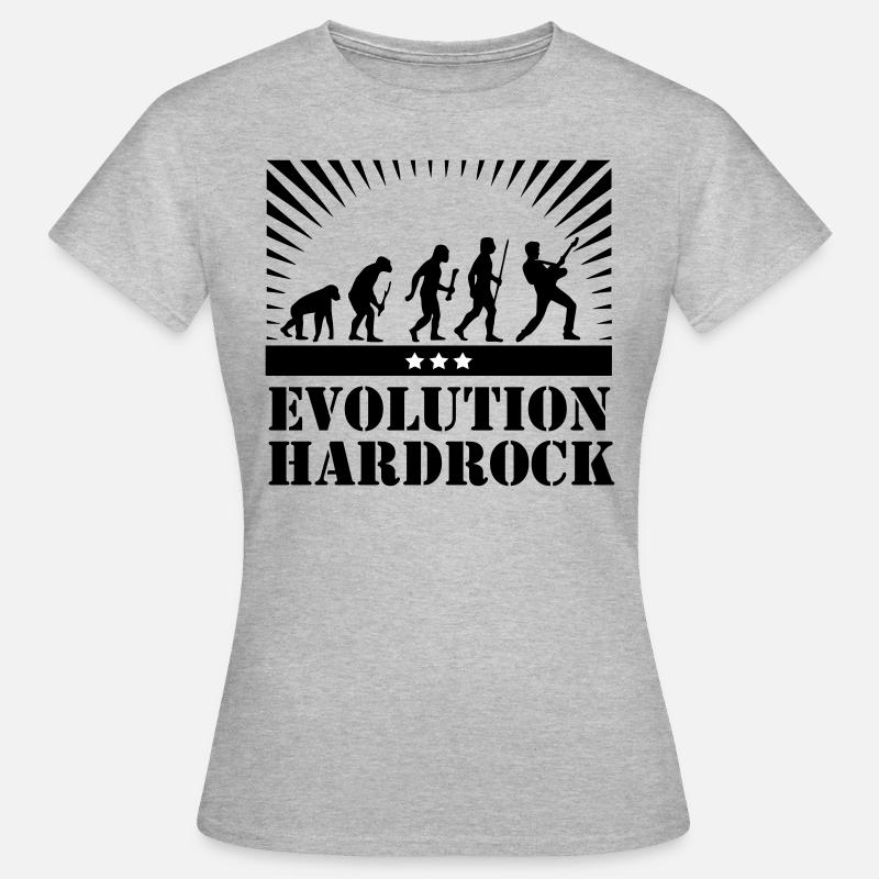 Evolution Hard Rock - Women's T-Shirt - heather grey