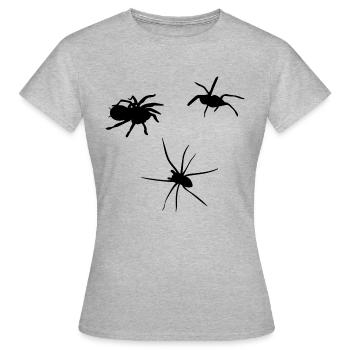 Araignée Insecte Dégoûtant Poisonous Idée Cadeau - T-shirt Femme - gris chiné - Devant - AI Model Female 172 dark (172cm)