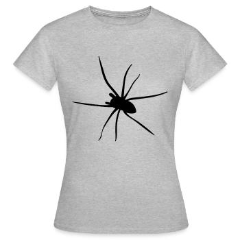 Araignée Insecte Dégoûtant Poisonous Idée Cadeau - T-shirt Femme - gris chiné - Devant - AI Model Female 172 dark (172cm)