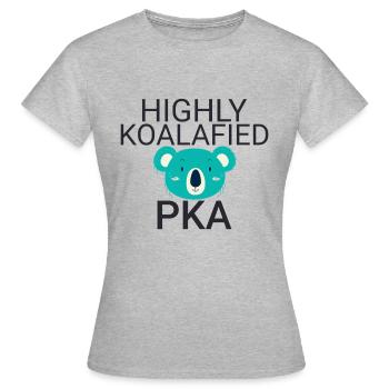Pharmacie PKA Koalafied - T-shirt Femme - gris chiné - Devant - AI Model Female 172 dark (172cm)
