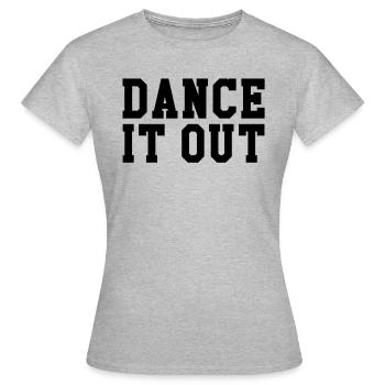 Danse dehors - T-shirt Femme - gris chiné - Devant - AI Model Female 172 dark (172cm)