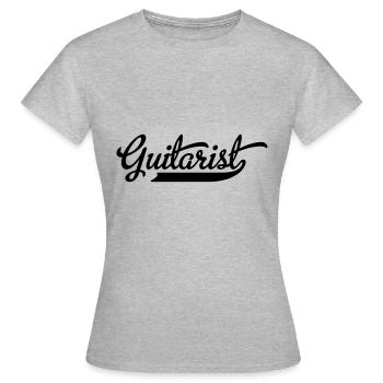 Gitarrist - Frauen T-Shirt - Grau meliert - Vorne - AI Model Female 172 dark (172cm)