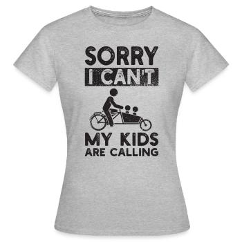 Cargo Bike Cargo Bike Cargo Bike - Women's T-Shirt - heather grey - Front - AI Model Female 172 dark (172cm)