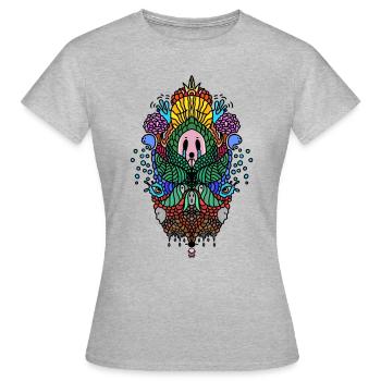 creation of balance - Women's T-Shirt - heather grey - Front - AI Model Female 172 dark (172cm)