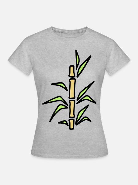 Bamboo bamboo bamboo cane - Women's T-Shirt - heather grey