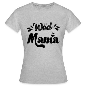 Wöd Mama Austria Best Mama Mama Mutti - Women's T-Shirt - heather grey - Front - AI Model Female 172 dark (172cm)
