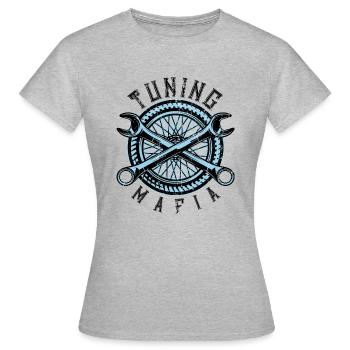 Réglage des pneus de la mafia - T-shirt Femme - gris chiné - Devant - AI Model Female 172 dark (172cm)
