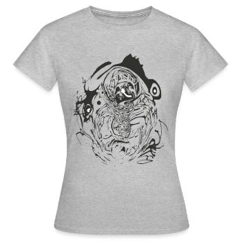 Troll - Women's T-Shirt - heather grey - Front - AI Model Female 172 dark (172cm)