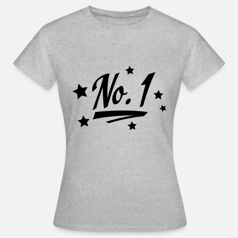 no. 1 - Women's T-Shirt - heather grey