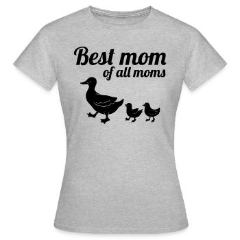 Beste Mutter aller Mütter! - Frauen T-Shirt - Grau meliert - Vorne - AI Model Female 172 dark (172cm)