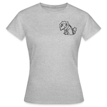 Anti-Zoo No Sight Lion - Women's T-Shirt - heather grey - Front - AI Model Female 172 dark (172cm)