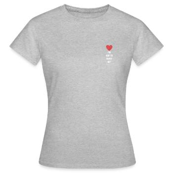 Probably the sweetest marriage proposal in the world - Women's T-Shirt - heather grey - Front - AI Model Female 172 dark (172cm)