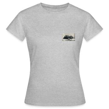 Vintage Old Car - Frauen T-Shirt - Grau meliert - Vorne - AI Model Female 172 dark (172cm)