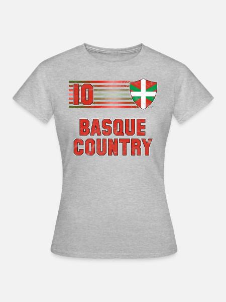 Équipe du Pays Basque de football - T-shirt Femme - gris chiné