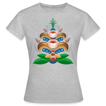 Gourde - T-shirt Femme - gris chiné - Devant - AI Model Female 172 dark (172cm)