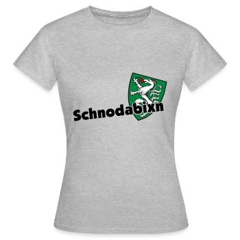 Schnodabixn dialecte styrie cadeau de styrie - T-shirt Femme - gris chiné - Devant - AI Model Female 172 dark (172cm)
